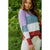Color Blocked Lightweight Sweater - Betsey's Boutique Shop - Outerwear