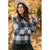 Checkered Buffalo Plaid Sweater - Betsey's Boutique Shop - Outerwear