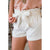 Tie Waist Cuffed Shorts - Betsey's Boutique Shop - Shorts