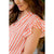 Striped Flutter Sleeve V-Neck Blouse - Betsey's Boutique Shop - Shirts & Tops
