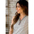 Mixed Stripes Button Accent Tank - Betsey's Boutique Shop - Shirts & Tops