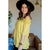 Ruffle Off The Shoulder - Pale Yellow - Betsey's Boutique Shop - Shirts & Tops