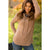 Striped Detailed Accented Cowl Neck Sweatshirt - Betsey's Boutique Shop - Shirts & Tops