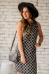 Geo Shapes Button Up Tank Dress