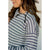 Knit Stripe Neck Zipper Sweater - Betsey's Boutique Shop - Outerwear