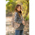 Camo Printed Solid Accented Hoodie - Betsey's Boutique Shop - Shirts & Tops