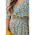 Sketched Floral Tie Back Dress - Betsey's Boutique Shop - Dresses