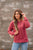 Side Pocket Button Accented Hoodie - Betsey's Boutique Shop -