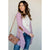 Striped Waterfall Elbow Patch Cardigan - Betsey's Boutique Shop - Coats & Jackets