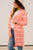 Solid Lightweight Striped Tunic Cardigan - Betsey's Boutique Shop - Coats & Jackets