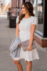 Detailed Ruffle Accented Dress