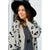 Button Leopard Tunic Cardigan - Betsey's Boutique Shop - Coats & Jackets