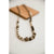 Bel Koz Mixed Charcoal Squared Single Clay Necklace - Betsey's Boutique Shop - Necklaces