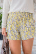 Blossoms Mini Pleated Shorts