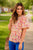 Watercolor Blooms Puff Sleeve Blouse - Betsey's Boutique Shop -