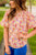 Watercolor Blooms Puff Sleeve Blouse - Betsey's Boutique Shop -