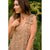 Cheetah Scrunched Sleeve Tank Dress - Betsey's Boutique Shop - Dresses