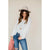 Classy Ruche Shoulder Button Sleeve Blouse - Betsey's Boutique Shop - Shirts & Tops