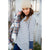 Solid Trimmed Striped Wrap Sweatshirt - Betsey's Boutique Shop - Shirts & Tops