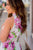 Bouquets Cinched Midi Dress - Betsey's Boutique Shop -