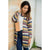 Multi Color Striped Cardigan - Betsey's Boutique Shop - Coats & Jackets