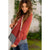 Faux Layered Stripe Lined Hoodie - Betsey's Boutique Shop