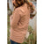 Striped Button Back Accent Sweatshirt - Betsey's Boutique Shop - Shirts & Tops