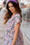 Bold Floral Babydoll Dress - Betsey's Boutique Shop -