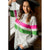 Color Blocked Cowl Neck - Hot Pink - Betsey's Boutique Shop - Shirts & Tops