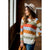 Colorful Stripe Solid Bottom Tee - Betsey's Boutique Shop - Shirts & Tops