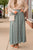 Bouquets Button Accent Maxi Skirt - Betsey's Boutique Shop -