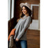 Heathered Elbow Patch Long Sleeve Tee