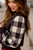 Plaid Relaxed Sleeve Sweater - Betsey's Boutique Shop -