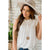 Smocked Cinch Neck Ruffle Shoulder Tank - Betsey's Boutique Shop - Shirts & Tops