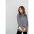 Cowl Neck Accent Tunic Sweatshirt - Betsey's Boutique Shop - Shirts & Tops