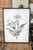 Sketched Floral Wooden Framed Print - Betsey's Boutique Shop -