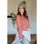 Dual Tone Hoodie - Salmon - Betsey's Boutique Shop - Shirts & Tops