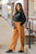 Classy Relaxed Large Pocket Pants - Betsey's Boutique Shop -