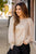 Foil Flecked Cinched Sleeve Blouse - Betsey's Boutique Shop -