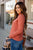 Mixed Stitched Ribbed Trim Sweater - Betsey's Boutique Shop -