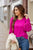 Subtle Dot Sleeve Solid Body Tee - Betsey's Boutique Shop -