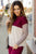 Tri Colored Sweater Tee - Betsey's Boutique Shop -
