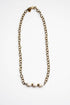 Bel Koz Simple Elongated Clay Bead Necklace