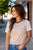 Tri Color Ribbed Tee - Betsey's Boutique Shop -