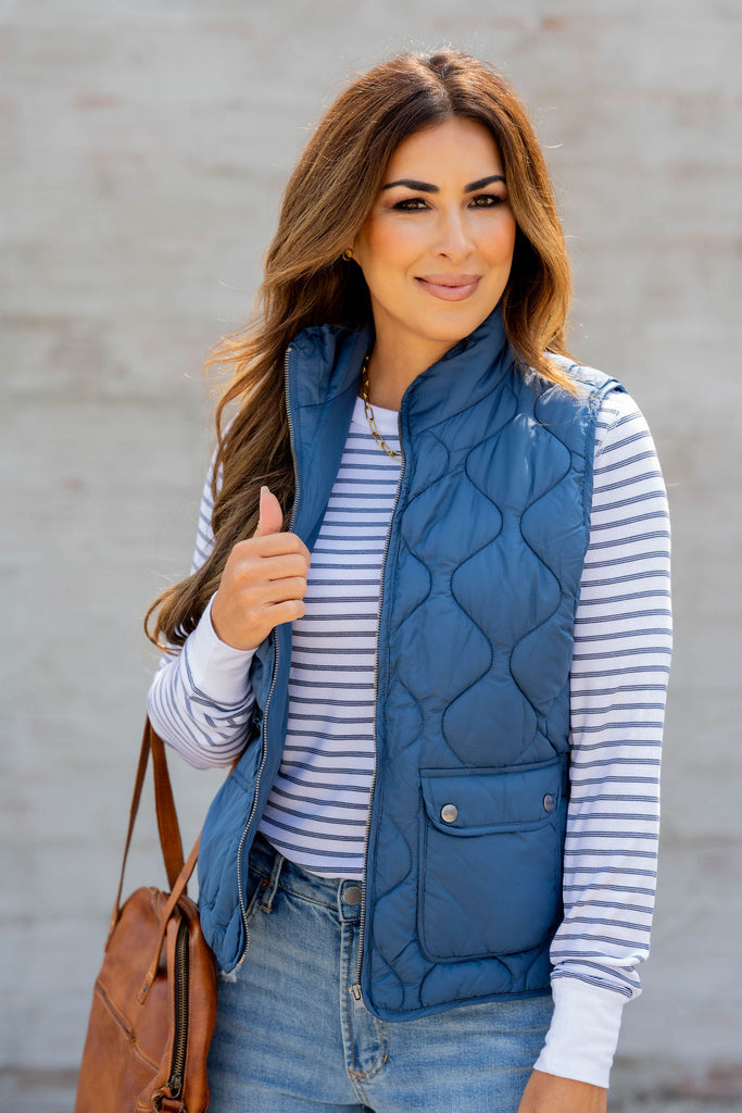 Pocket Puffer Vest - Betsey's Boutique Shop