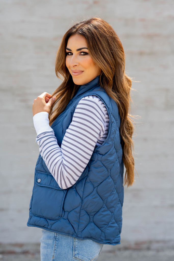 Pocket Puffer Vest - Betsey's Boutique Shop