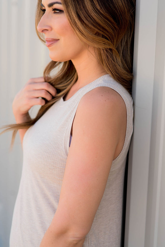 Basic Ribbed Tank - Betsey's Boutique Shop -