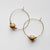 Bel Koz Square Bead Hoop Earring