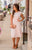 Cap Sleeve Side Slit Tie Midi Dress - Betsey's Boutique Shop -