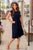 Cap Sleeve Side Slit Tie Midi Dress - Betsey's Boutique Shop -